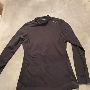 Black Long Sleeve Athletic Top